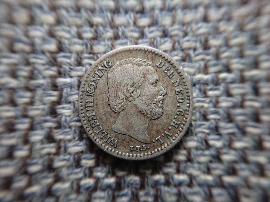 10 cent dubbeltje 1881 Willem III zfr-, Ophalen of Verzenden, Koning Willem III, 10 cent