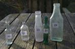 Flessen en flesjes ca. 1900 bodemvondsten, Antiek en Kunst, Antiek | Glas en Kristal, Ophalen of Verzenden