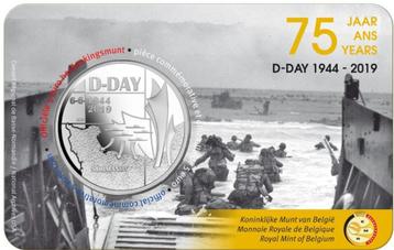 Coincard 5 euromunt België 2019 ’75 jaar D-Day’ € 45,95 beschikbaar voor biedingen