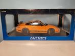 Autoart Porsche 997 GT3 RS 2006 Oranje, Ophalen of Verzenden, Zo goed als nieuw, Autoart
