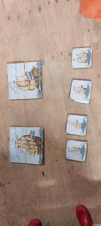 Antieke wandtegels met schip afbeelding, Antiek en Kunst, Antiek | Wandborden en Tegels, Ophalen of Verzenden