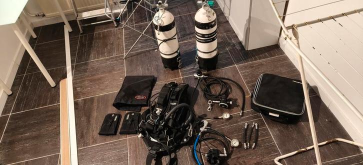 Tecline Sidemount set, Watersport en Boten, Duiken, Trimvest of Wing, Ophalen
