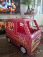 Barbie bus keuken tafelset, Kinderen en Baby's, Speelgoed | Poppen, Ophalen of Verzenden, Zo goed als nieuw, Barbie