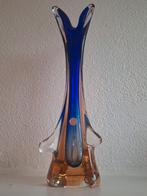 Zeldzame XL Murano Sommerso Vleugelvaas 40cm  Mid-Century, Ophalen of Verzenden