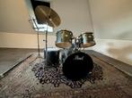 Pearl Drumstel Compleet Metallic Grey - 22 inch, Muziek en Instrumenten, Drumstellen en Slagwerk, Zo goed als nieuw, Ophalen, Pearl