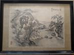 Japanse Prent - Landschap, Ophalen of Verzenden