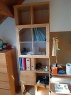 Twee Ikea Billy kasten met lades en glasdeuren, Huis en Inrichting, Kasten | Boekenkasten, Ophalen, Gebruikt, 200 cm of meer, 50 tot 100 cm