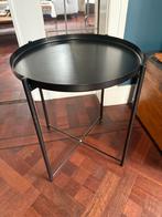 Goede Zwarte IKEA Gladom ronde bijzettafel, Huis en Inrichting, Tafels | Bijzettafels, Minder dan 45 cm, Minder dan 55 cm, Metaal of Aluminium