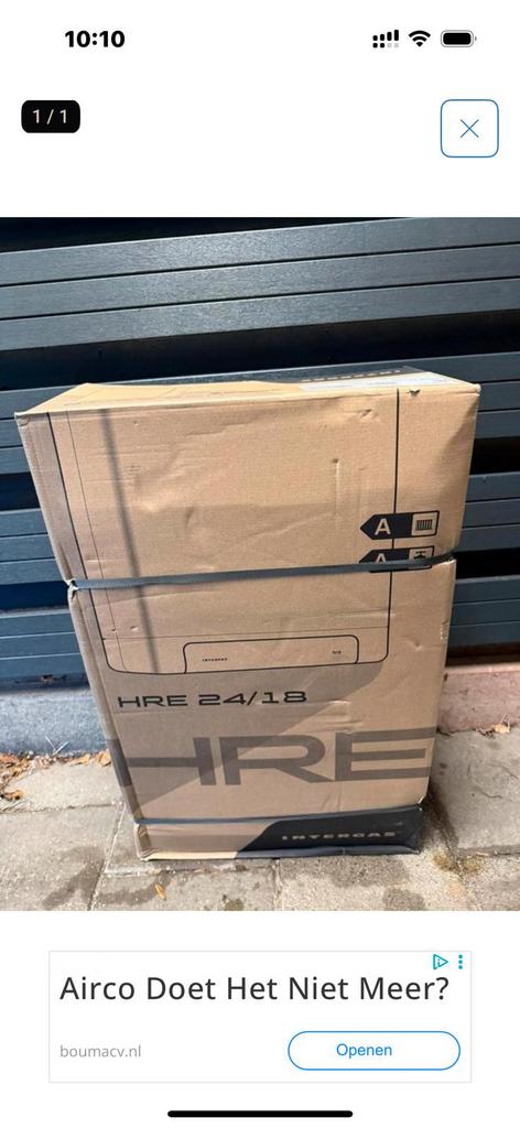 Intergas 24/18 HRE cw3, Ophalen, 30 tot 80 cm, Hoog rendement (Hr), Cv-ketel of Combi-ketel