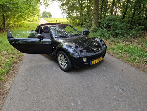 Smart Roadster (nieuwe Apk) 0.7 60KW AUT 2005 Zwart, Auto's, Smart, Particulier, Roadster, ABS, Airbags, Airconditioning, Boordcomputer