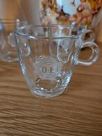 4 DE koffieglazen.  7,5 cm, Huis en Inrichting, Keuken | Servies, Ophalen, Zo goed als nieuw, Overige stijlen, Kop(pen) en/of Schotel(s)