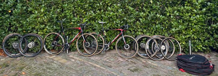 2x Merida Cyclocross 9000 (maat58) + 7 Wielsets!, Fietsen en Brommers, Fietsen | Racefietsen, Gebruikt, Overige merken, Meer dan 20 versnellingen