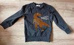 C&A jongens dino trui met pailletten in maat 122, Gebruikt, C&A, Trui of Vest, Ophalen of Verzenden