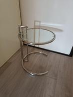 Eileen Grey E1027 replica bijzettafel, Ophalen, Minder dan 55 cm, Gebruikt, Metaal of Aluminium