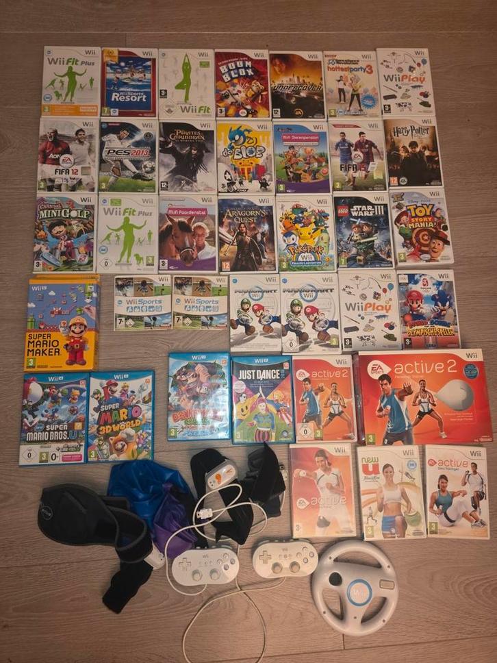 Wii & Wii U Games Lot - Groot Pakket!, Spelcomputers en Games, Games | Nintendo Wii, Ophalen of Verzenden