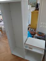 Kast met bovenkast en 8 legplanken. Wit, Huis en Inrichting, Kasten | Roldeurkasten en Archiefkasten, 200 cm of meer, Zo goed als nieuw
