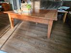 Antieke Italiaans kersenhouten tafel 122 x 122 x 45cm, Gebruikt, Kersenhout, Vier personen, Rechthoekig