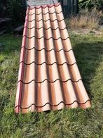 Stalen dakpan platen, Doe-het-zelf en Verbouw, Dakpannen en Dakbedekking, Gebruikt, Overige kleuren, 15 m² of meer, Metaal