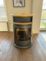 Drooff Varese 9kW Speksteenkachel Houtkachel Vrijstaand, Houtkachel, Ophalen of Verzenden, Zo goed als nieuw, Vrijstaand