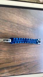 Bracelets Paracord Armband, Ophalen of Verzenden, Zo goed als nieuw, Blauw, Zilver