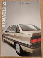 Renault 21 folder 1986, Boeken, Auto's | Folders en Tijdschriften, Ophalen of Verzenden, Zo goed als nieuw, Renault