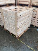 Kuubskisten palletboxen palletkist palletbox plantenkist, Doe-het-zelf en Verbouw, Kratten en Dozen, Ophalen of Verzenden, Zo goed als nieuw