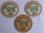 Oude Gatzweiler bierviltjes uit verzameling, Verzamelen, Viltje(s), Overige merken, Gebruikt, Ophalen of Verzenden