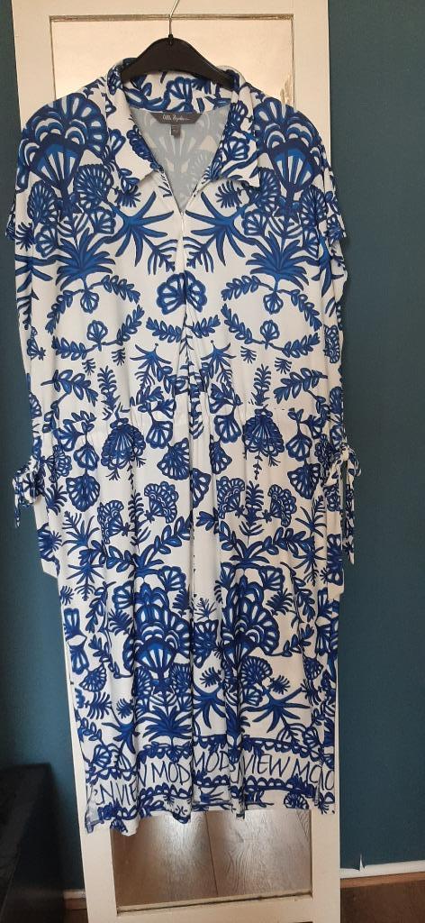 Vlotte zomer jurk maat 46/48 ulla popken, Kleding | Dames, Grote Maten, Zo goed als nieuw, Jurk, Blauw, Ophalen of Verzenden