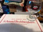 Amstel Bockbierglazen - 6 stuks, Verzamelen, Ophalen of Verzenden, Nieuw, Glas of Glazen