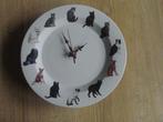 Wandklok poezen, Ophalen of Verzenden, Zo goed als nieuw, Analoog, Wandklok
