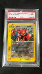 Scizor aquapolis holo #H21 PSA 10 pokemon kaart, Ophalen, Zo goed als nieuw, Losse kaart