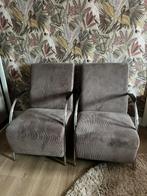 2 prachtige fauteuils, Stof, 75 tot 100 cm, Zo goed als nieuw, 50 tot 75 cm
