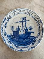 Delfts blauw herdenkingsbord (ophalen), Antiek en Kunst, Antiek | Keramiek en Aardewerk, Ophalen