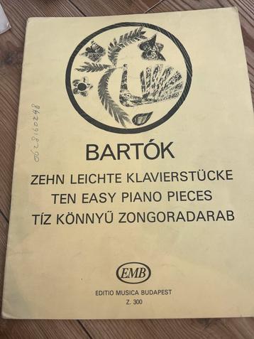 Bartok zehn kleine klavierstucke beschikbaar voor biedingen