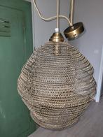 Hanglamp Geweven Draad Brons, Huis en Inrichting, Lampen | Hanglampen, Ophalen of Verzenden, Zo goed als nieuw, Minder dan 50 cm