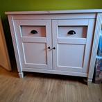 Leuke witte commode met deurtjes en legplanken, Ophalen of Verzenden