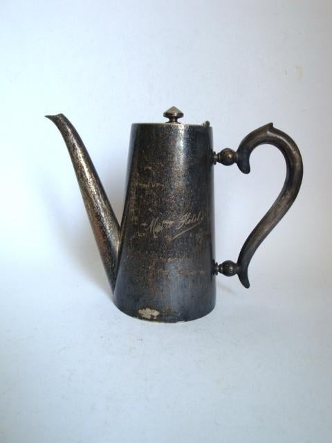 koffiepot hotelzilver metal blanc M.K. industrie hoteliére, Overige materialen, Gebruikt, Overige typen, Ophalen of Verzenden