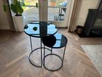 ETHNICRAFT NESTING BIJZETTAFEL, SET VAN 2, Huis en Inrichting, Tafels | Bijzettafels, Minder dan 55 cm, Rond, Ophalen, 45 tot 60 cm