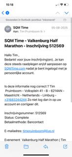 Halve marathon Valkenburg ticket, Eén persoon