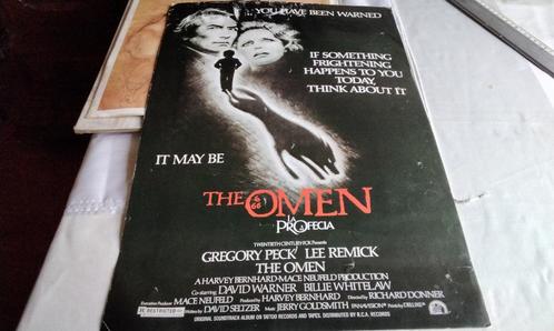 Poster The Omen 666 Vintage Film Movie, Verzamelen, Posters, Gebruikt, Film en Tv, A1 t/m A3, Rechthoekig Staand, Ophalen of Verzenden