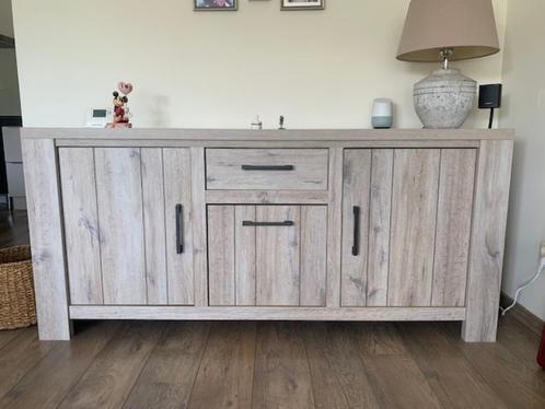 Complete Woonkamer kleur Mud Oak Nieuwstaat, Huis en Inrichting, Kasten | Televisiemeubels, Zo goed als nieuw, 100 tot 150 cm