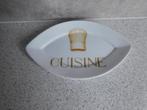 Bord 17x10 Cuisine Koksmuts PPD, Huis en Inrichting, Ophalen of Verzenden, Zo goed als nieuw, Bord(en), Overige stijlen