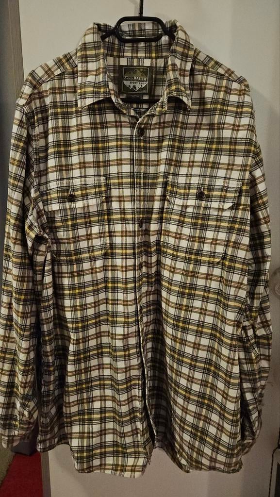 Eddie Bauer Geruit Overhemd - Maat L vintage, Ophalen, Halswijdte 41/42 (L)