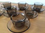 8 vintage Luminarc Arcoroc kop en schotels, Ophalen of Verzenden