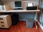 Bureau met losse ladenkast en bureaustoel gratis op te halen, Huis en Inrichting, Bureaus, Ophalen, Zo goed als nieuw