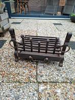 Haardrooster met aslade - Compact formaat, Huis en Inrichting, Haarden, Ophalen, Gebruikt, Vrijstaande haard, Houthaard