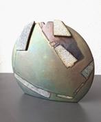 Emili Biarnes vaas - emaille glazuur - jaren 90 design, Ophalen of Verzenden