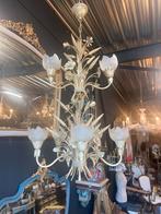 Complete verlichting set: Kroonluchter, wand- en staande lam, Ophalen, Gebruikt, Metaal