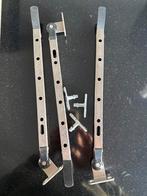 AXA Uitzetijzers + Sluitnokken, Doe-het-zelf en Verbouw, Hang- en Sluitwerk, Ophalen, Gebruikt, Rvs, Overige typen