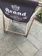 Vintage strandstoel, Ophalen, Gebruikt, Hout, Inklapbaar